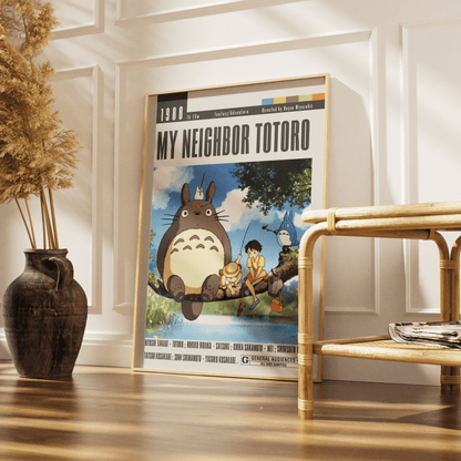 My Neighbor Totoro (1988) Studio Ghibli Movie Posters - 98 Types StudioModern Minimal Movies