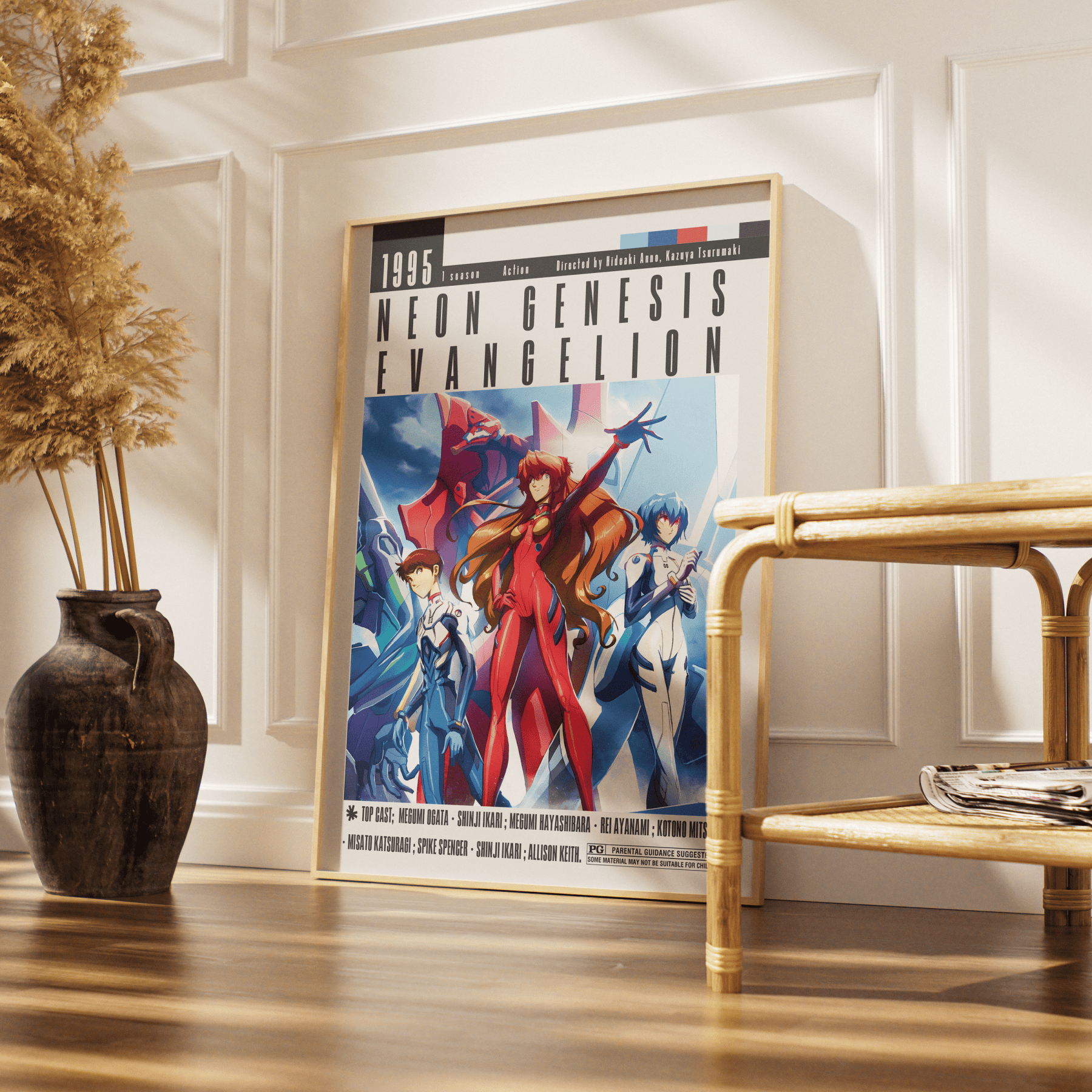 Neon Genesis Evangelion (1995) Anime Poster - 98 Types StudioModern Minimal Movies