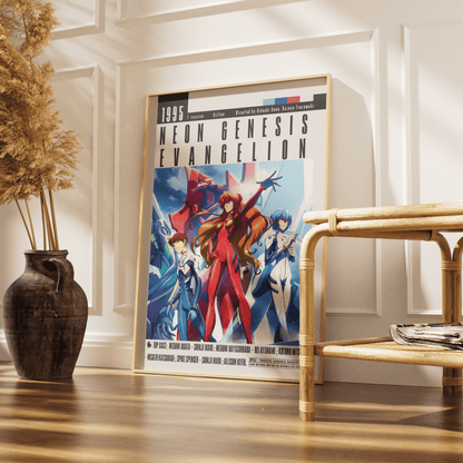 Neon Genesis Evangelion (1995) Anime Poster - 98 Types StudioModern Minimal Movies