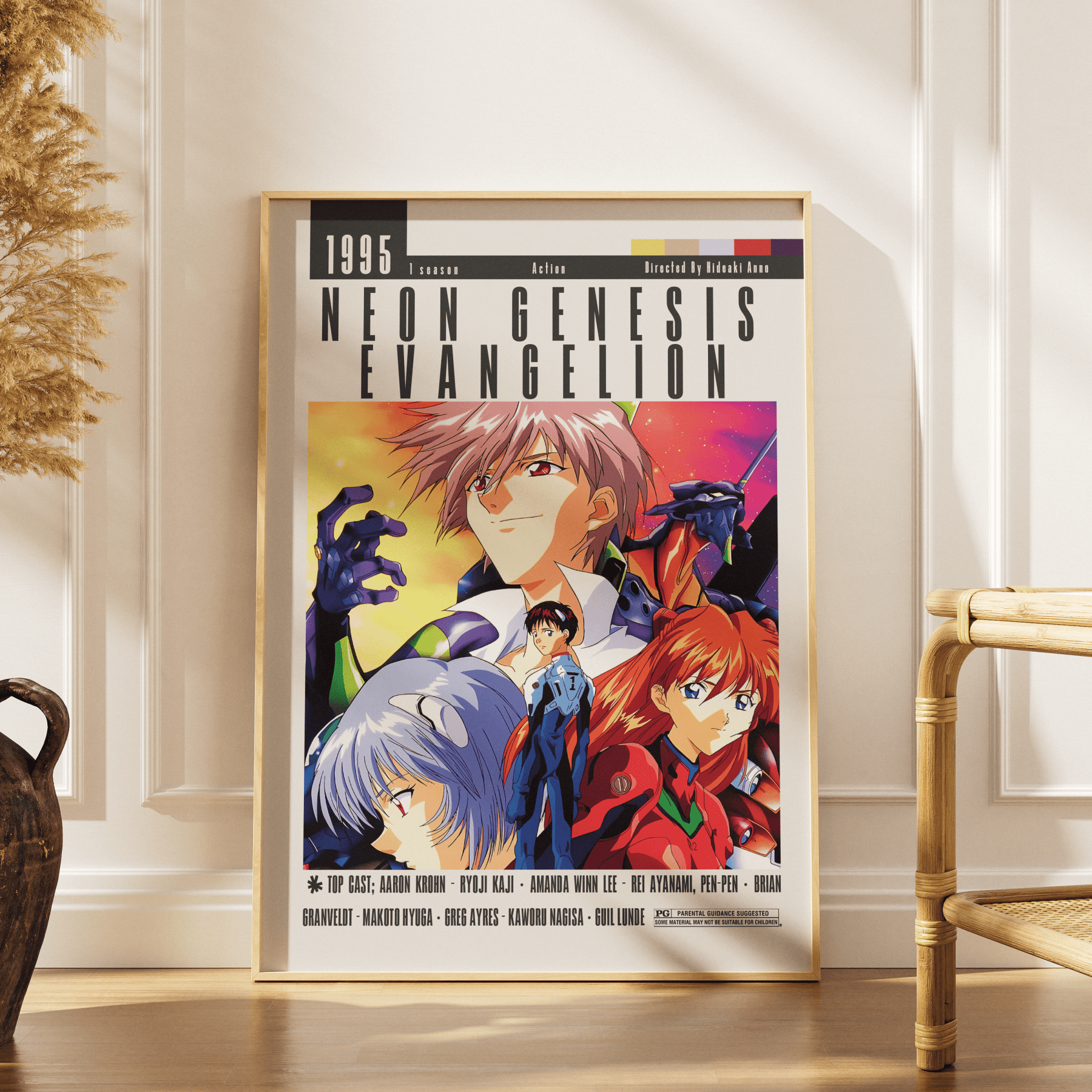 Neon Genesis Evangelion (1995) Anime Posters - 98 Types StudioModern Minimal Movies