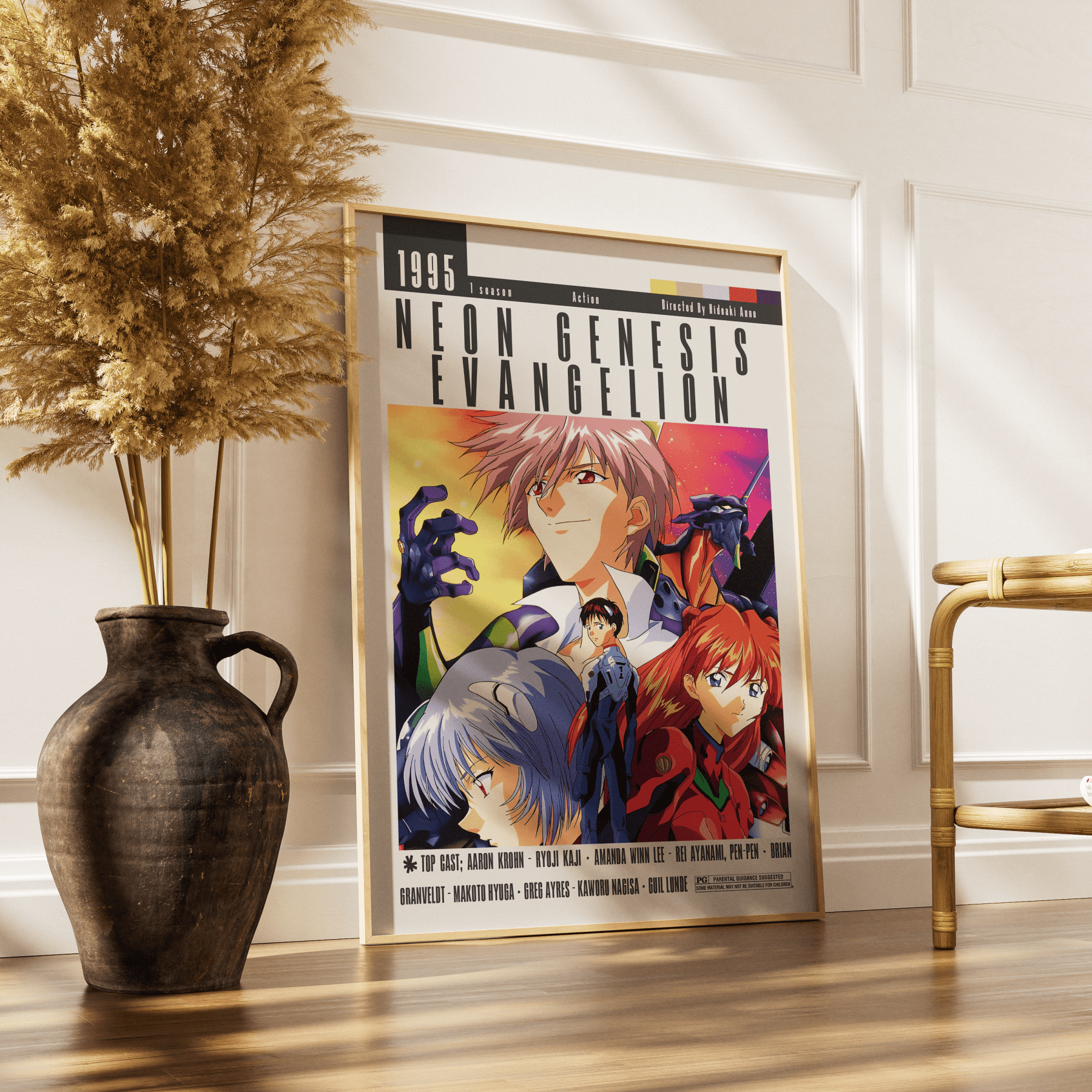Neon Genesis Evangelion (1995) Anime Posters - 98 Types StudioModern Minimal Movies