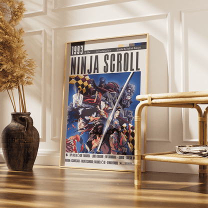 Ninja Scroll (1993) Anime Poster - 98 Types StudioModern Minimal Movies