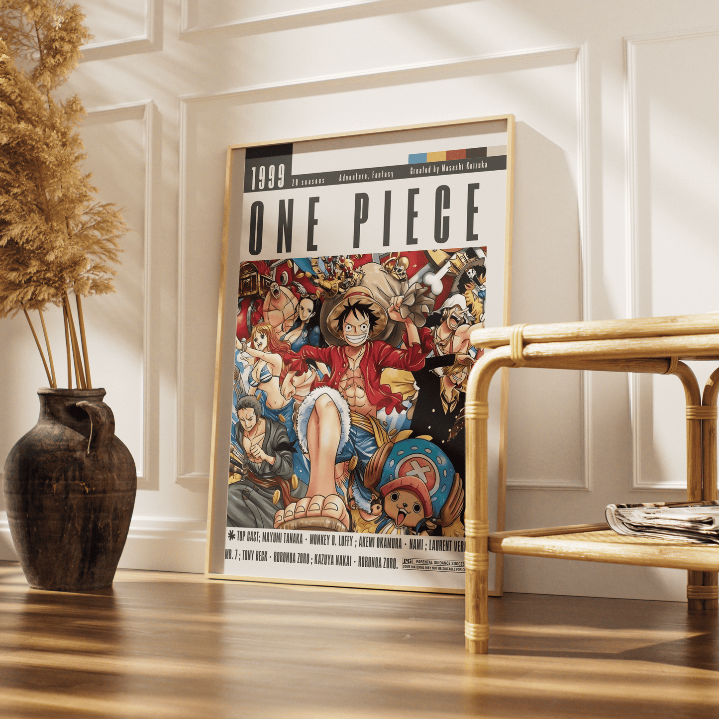 One Piece (1999) Anime Poster - 98 Types StudioModern Minimal Movies