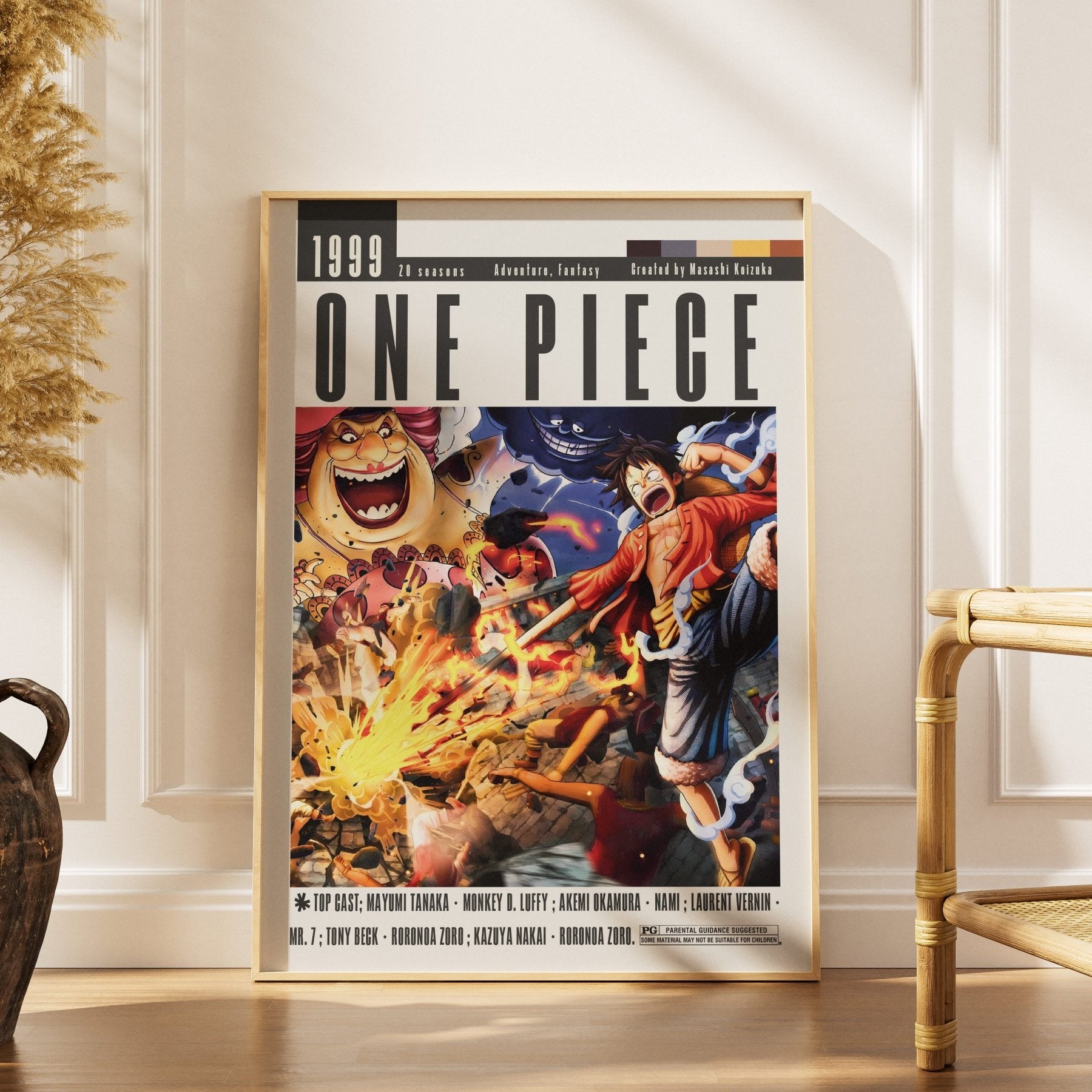 One Piece (1999) Anime Posters - 98 Types StudioModern Minimal Movies