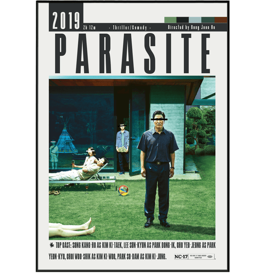 Parasite (2019) Movie Poster - 98 Types StudioModern Minimal Movies