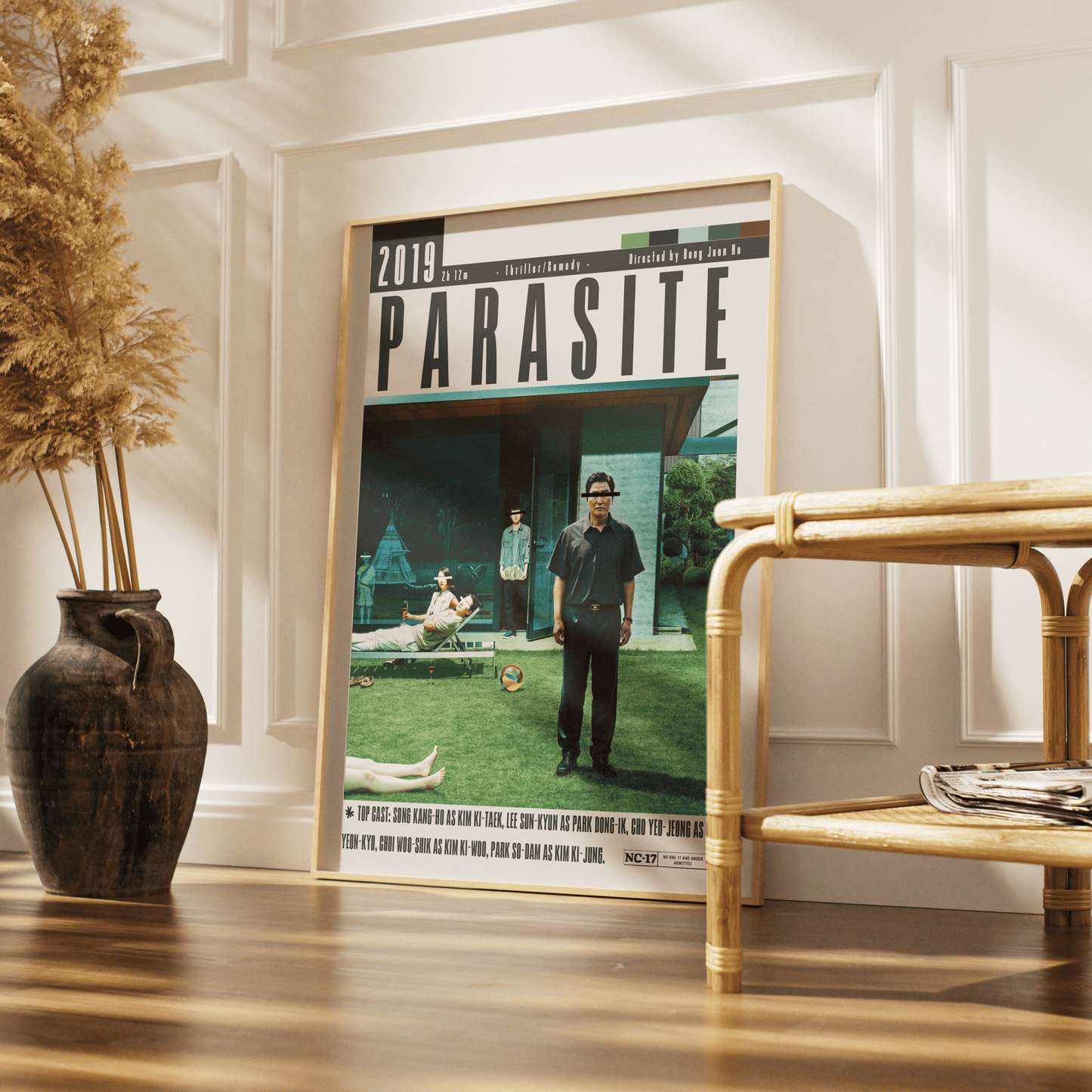 Parasite (2019) Movie Poster - 98 Types StudioModern Minimal Movies