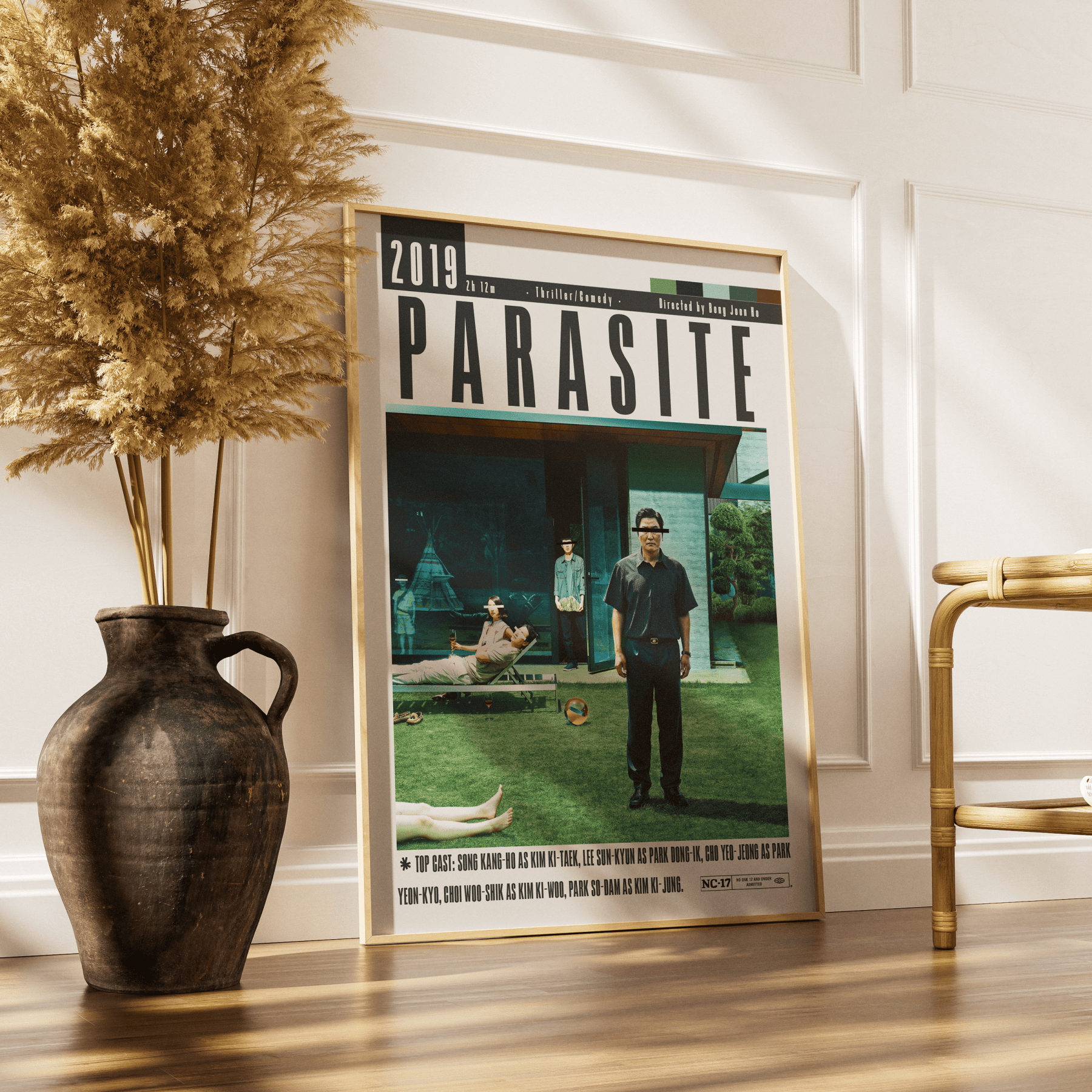 Parasite (2019) Movie Poster - 98 Types StudioModern Minimal Movies