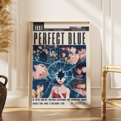 Perfect Blue (1997) Anime Poster - 98 Types StudioModern Minimal Movies