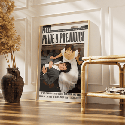 Pride & Prejudice (2005) Movie Poster - 98 Types StudioModern Minimal Movies
