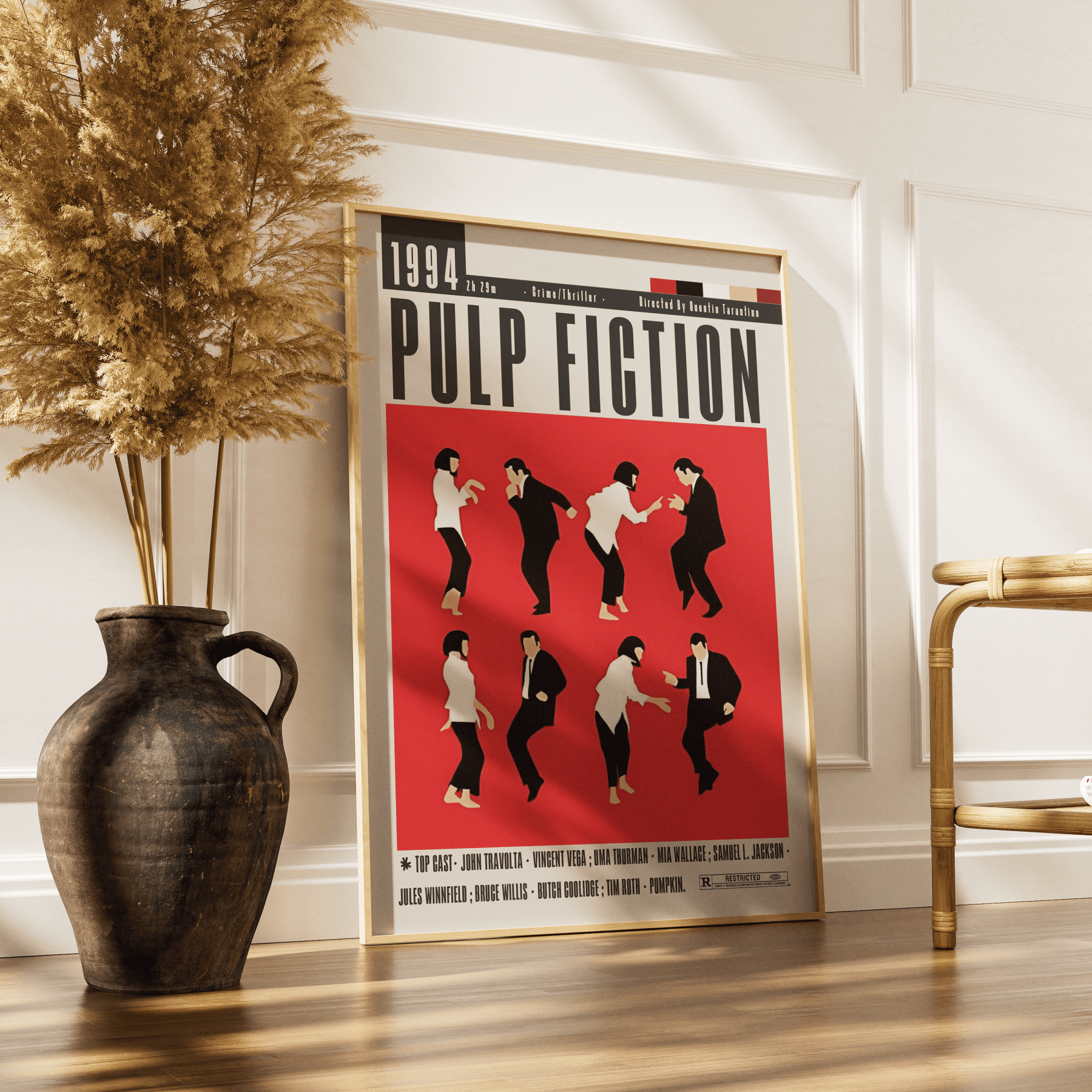 Pulp Fiction (1994) Movies Posters - 98 Types StudioModern Minimal Movies