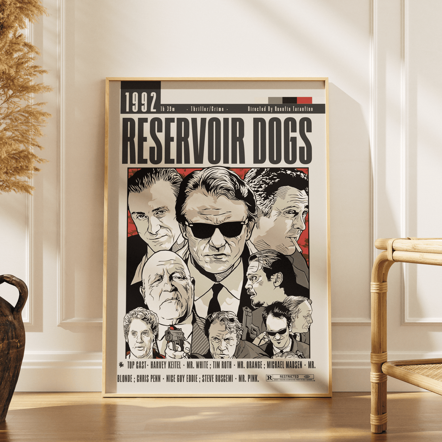 Reservoir Dogs (1992) Movie Poster - 98 Types StudioModern Minimal Movies
