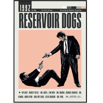 Reservoir Dogs (1992) Movies Posters - 98 Types StudioModern Minimal Movies