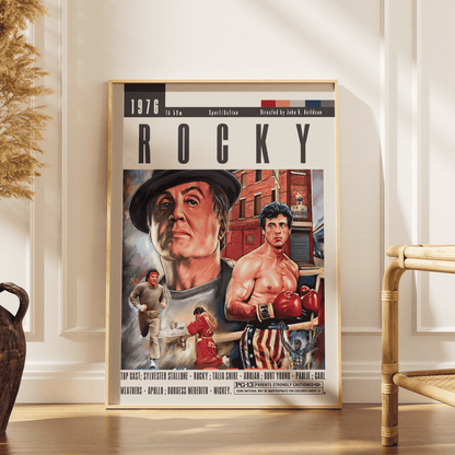 Rocky (1976) Movie Poster - 98 Types StudioModern Minimal Movies