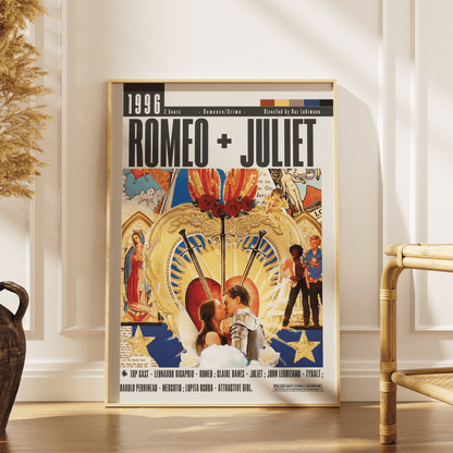 Romeo + Juliet (1996) Movie Poster - 98 Types StudioModern Minimal Movies