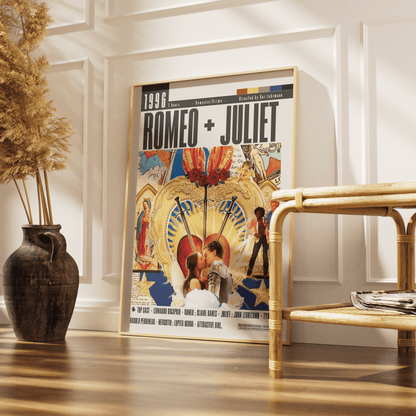 Romeo + Juliet (1996) Movie Poster - 98 Types StudioModern Minimal Movies