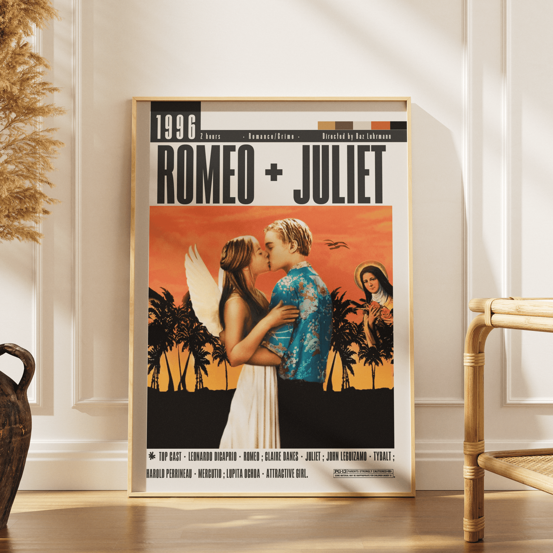 Romeo + Juliet (1996) Movie Posters - 98 Types StudioModern Minimal Movies