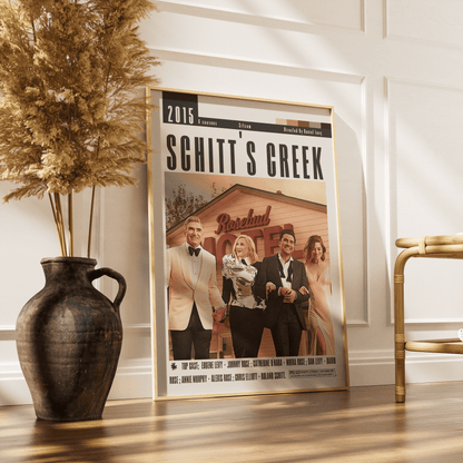 Schitt’s Creek (2015–2020) TV Series Poster - 98 Types StudioModern Minimal Movies