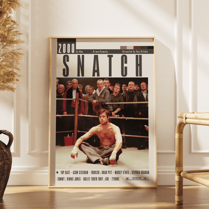 Snatch (2000) Movie Poster - 98 Types StudioModern Minimal Movies