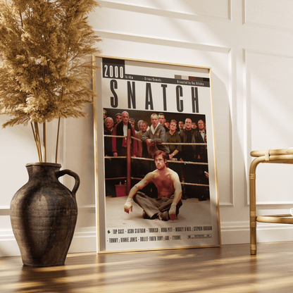 Snatch (2000) Movie Poster - 98 Types StudioModern Minimal Movies