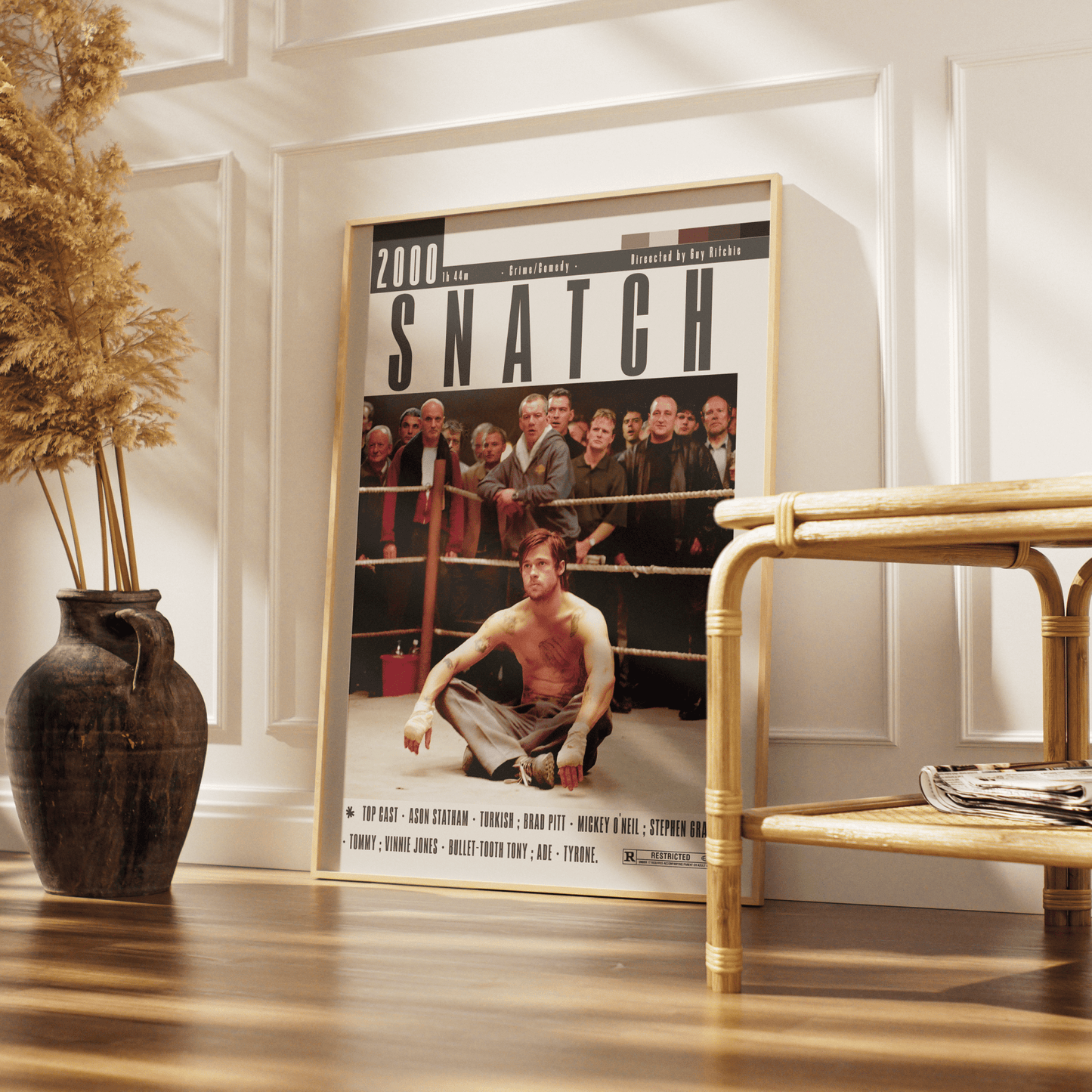 Snatch (2000) Movie Poster - 98 Types StudioModern Minimal Movies