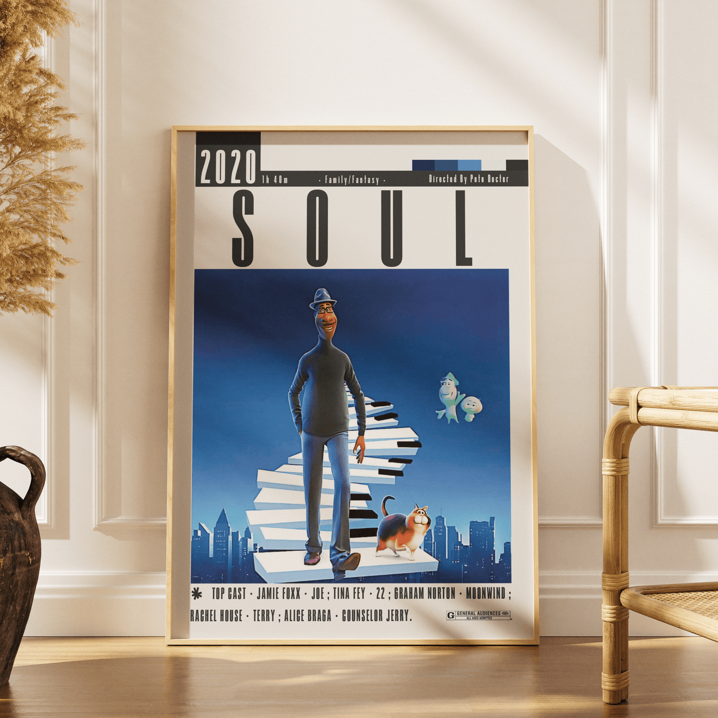 Soul (2020) Movie Poster - 98 Types StudioModern Minimal Movies