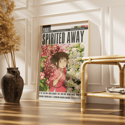 Spirited Away (2001) Studio Ghibli Anime Poster - 98 Types StudioModern Minimal Movies
