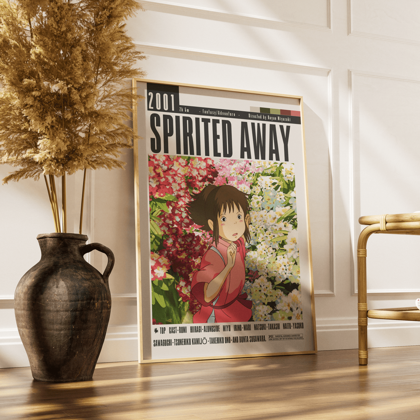 Spirited Away (2001) Studio Ghibli Anime Poster - 98 Types StudioModern Minimal Movies