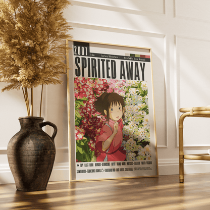 Spirited Away (2001) Studio Ghibli Anime Poster - 98 Types StudioModern Minimal Movies