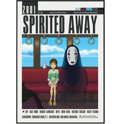Spirited Away (2001) Studio Ghibli Movie Posters - 98 Types StudioModern Minimal Movies