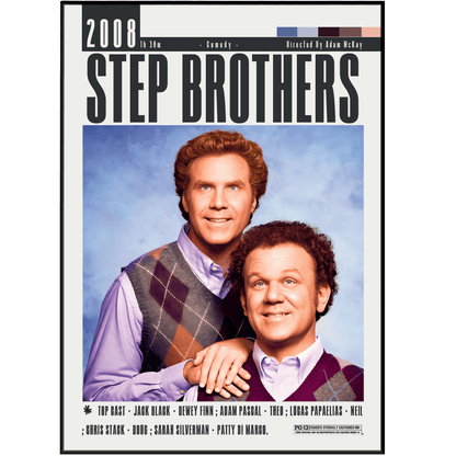 Step Brothers (2008) Movie Posters - 98 Types StudioModern Minimal Movies