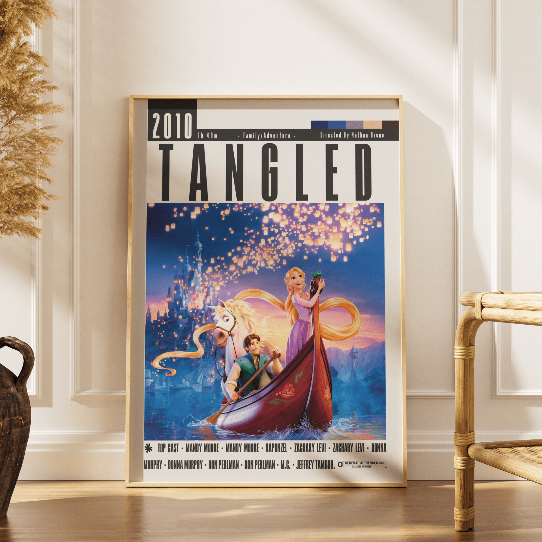 Tangled (2010) Movie Posters - 98 Types StudioModern Minimal Movies
