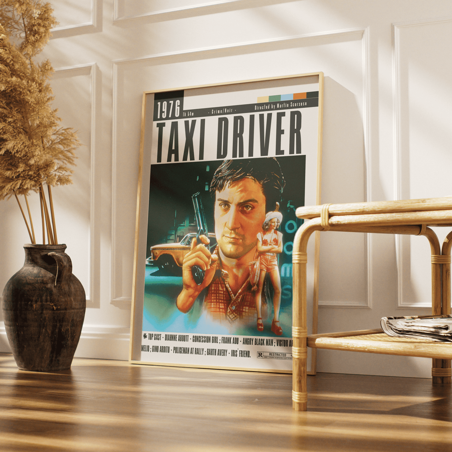 Taxi Driver (1976) Movie Poster - 98 Types StudioModern Minimal Movies