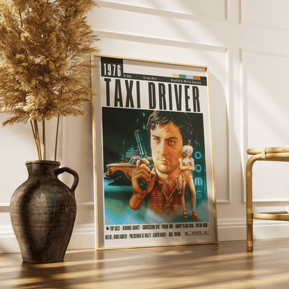 Taxi Driver (1976) Movie Poster - 98 Types StudioModern Minimal Movies