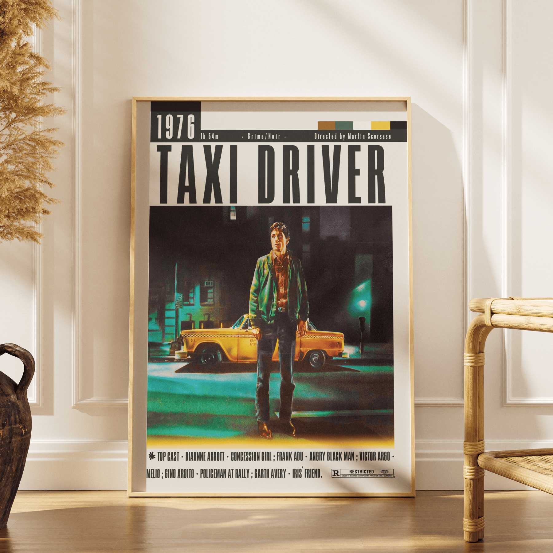Taxi Driver (1976) Movie Posters - 98 Types StudioModern Minimal Movies