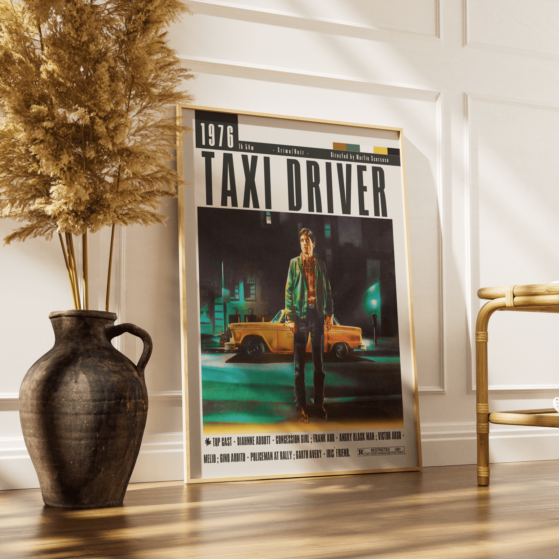 Taxi Driver (1976) Movie Posters - 98 Types StudioModern Minimal Movies