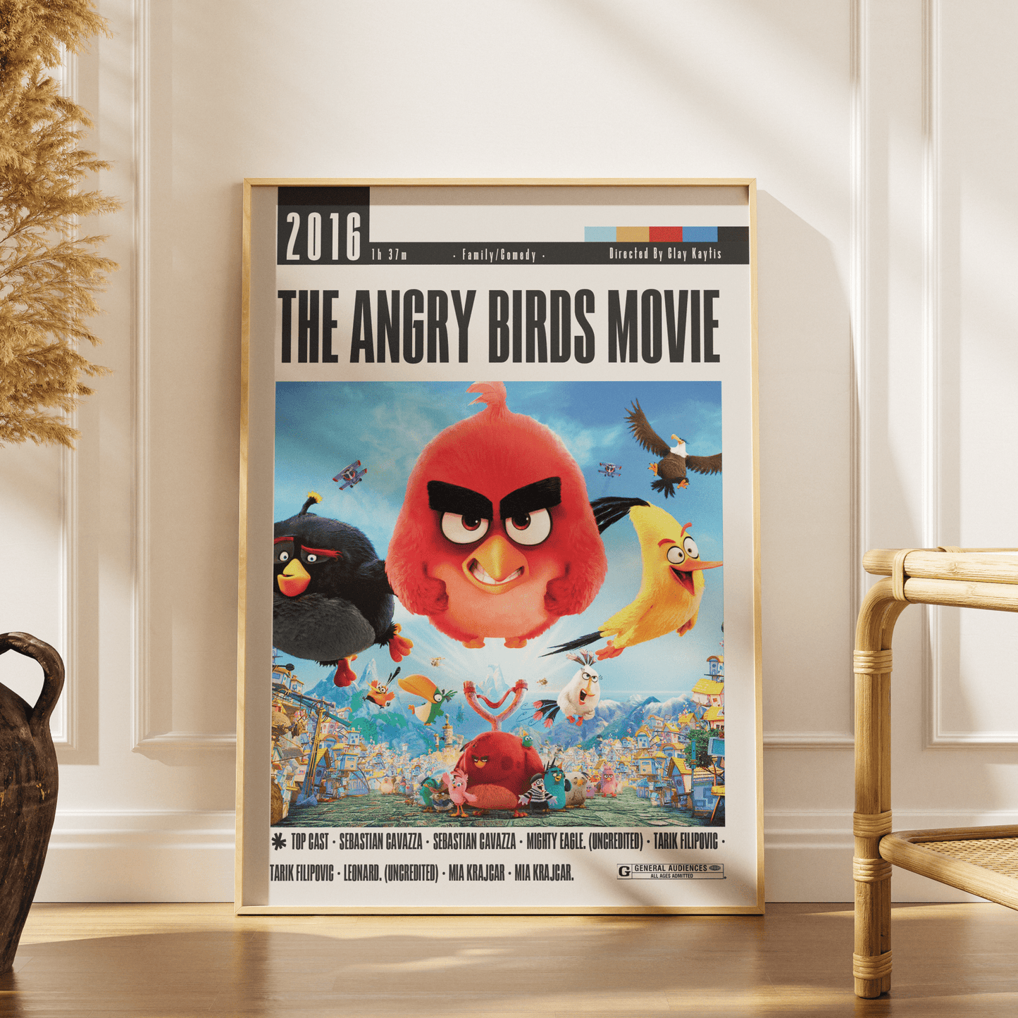 The Angry Birds Movie (2016) Poster - 98 Types StudioModern Minimal Movies