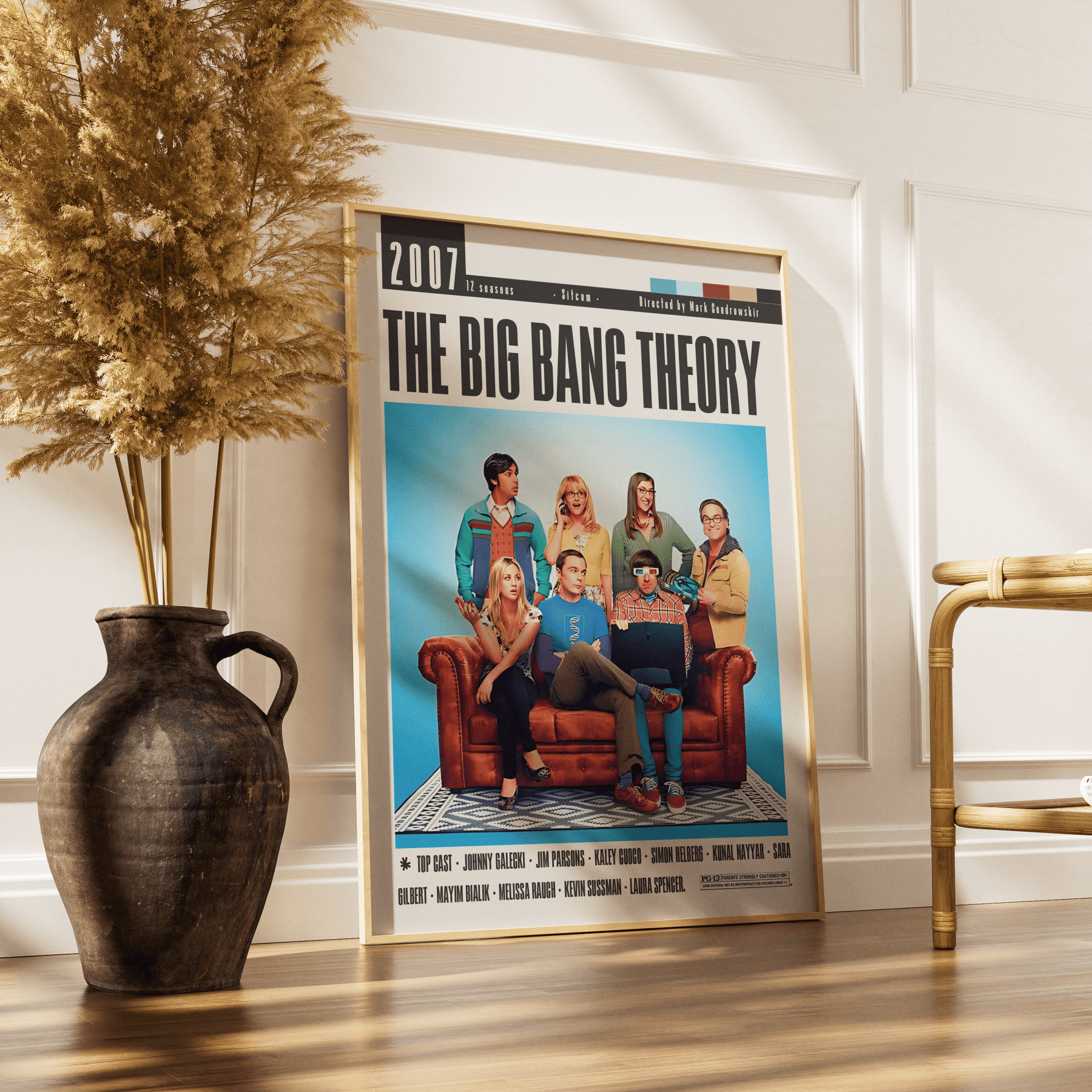 The Big Bang Theory TV Series Poster - 98 Types StudioModern Minimal Movies