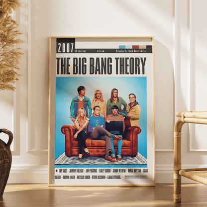 The Big Bang Theory TV Series Poster - 98 Types StudioModern Minimal Movies