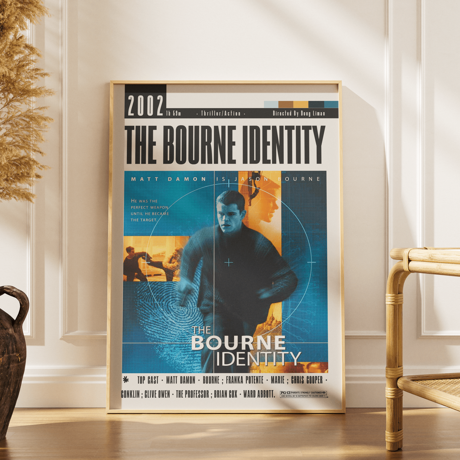 The Bourne Identity (2002) Movie Posters - 98 Types StudioModern Minimal Movies