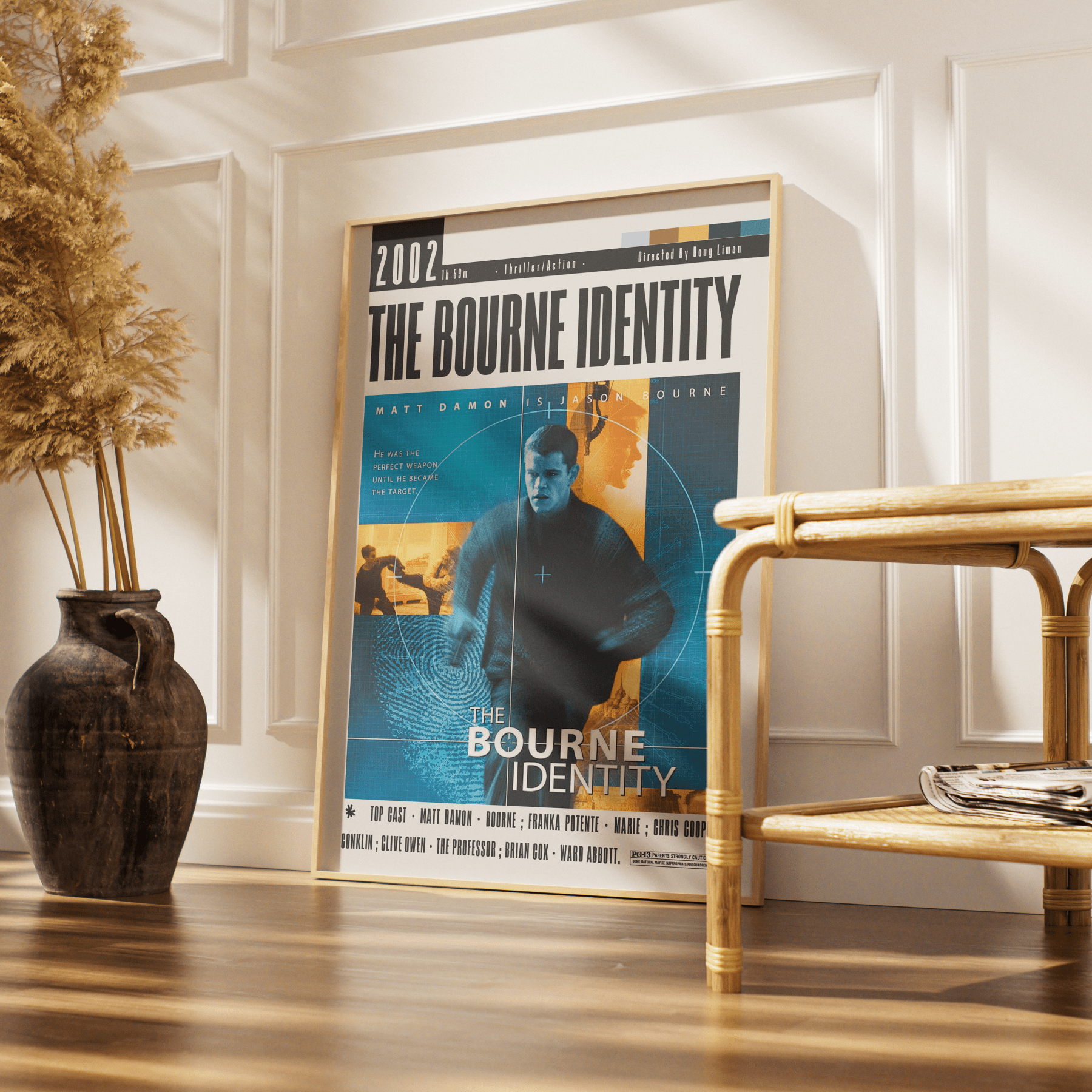 The Bourne Identity (2002) Movie Posters - 98 Types StudioModern Minimal Movies