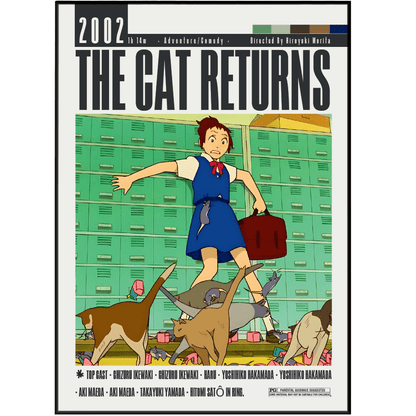 The Cat Returns (2002) Movie Posters - 98 Types StudioModern Minimal Movies