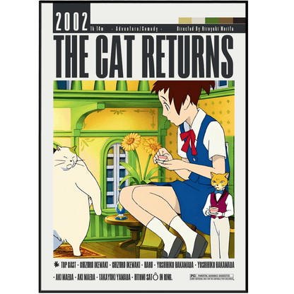 The Cat Returns (2002) Movies Poster - 98 Types StudioModern Minimal Movies