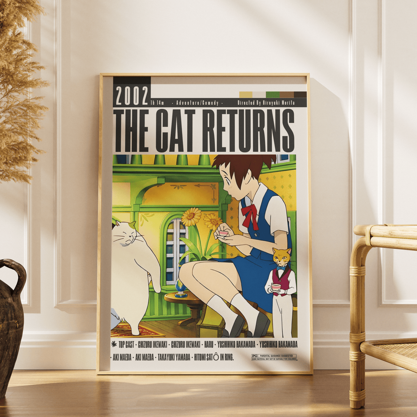 The Cat Returns (2002) Movies Poster - 98 Types StudioModern Minimal Movies