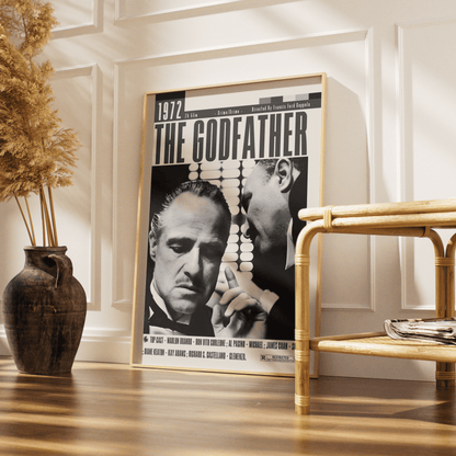 The Godfather (1972) Movie Poster - 98 Types StudioModern Minimal Movies