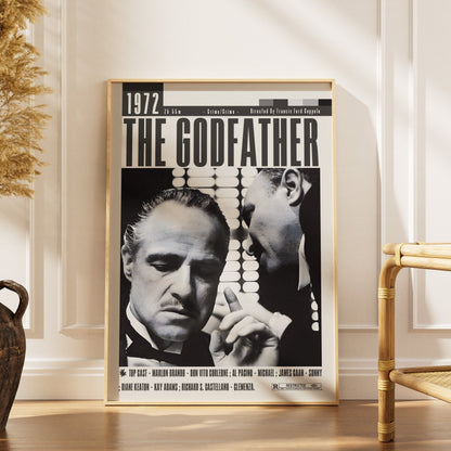 The Godfather (1972) Movie Poster - 98 Types StudioModern Minimal Movies