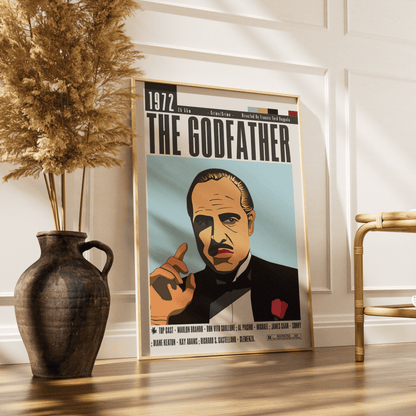 The Godfather 1972 Movie Poster - 98 Types StudioModern Minimal Movies
