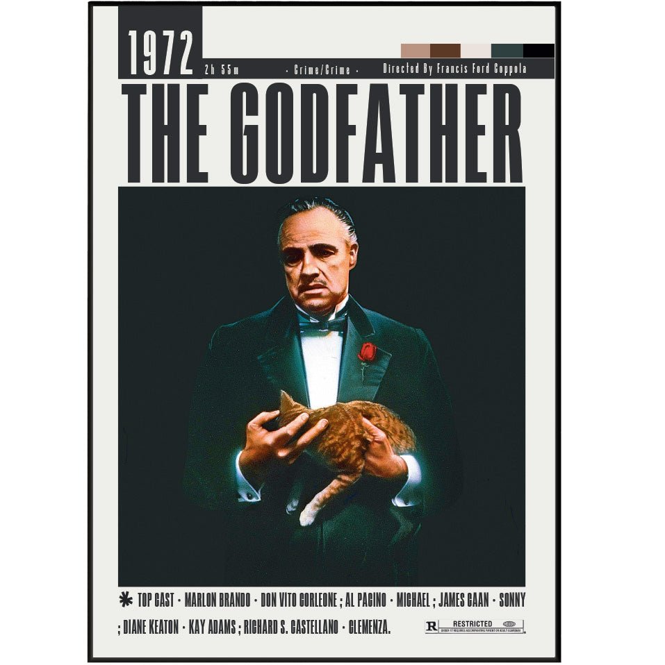 The Godfather (1972) Movie Posters - 98 Types StudioModern Minimal Movies
