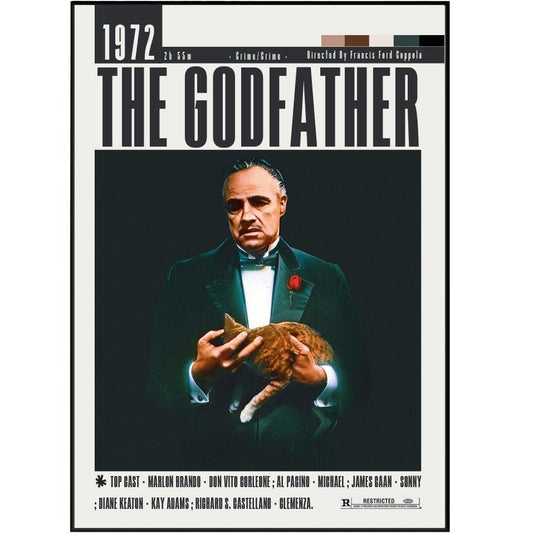 The Godfather (1972) Movie Posters - 98 Types StudioModern Minimal Movies