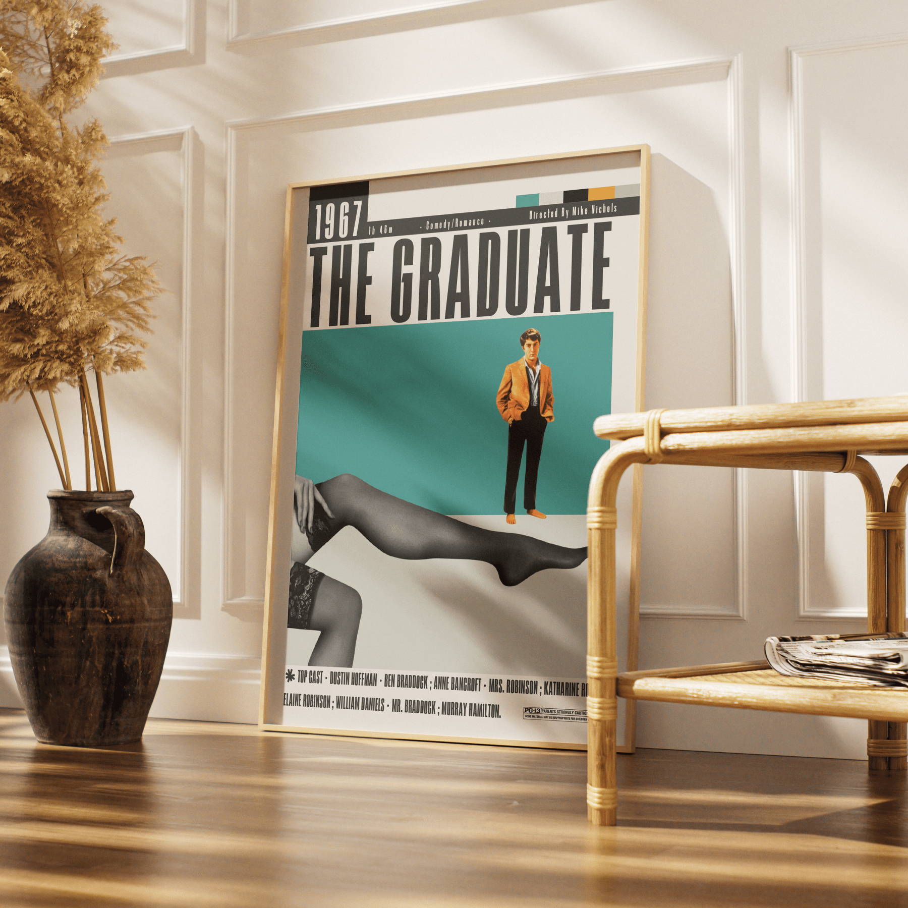 The Graduate (1967) Movie Poster - 98 Types StudioModern Minimal Movies