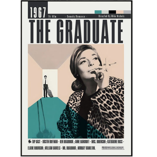 The Graduate (1967) Movie Posters - 98 Types StudioModern Minimal Movies